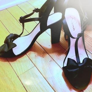 NINA Silky SHOES- Silken material, Leather sole